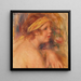 André con turbante giallo Frammento - Pierre-Auguste Renoir — quadro incorniciato alla parete
