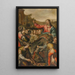 L'entrée du Christ à Jérusalem - Andrea Boscoli — gerahmtes Bild an der Wand