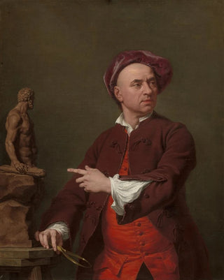 Andrea Soldi - John Michael Rysbrack Modelling His TerraCotta Statue of Hercules.webp