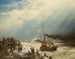 Porto di Ostenda - Andreas Achenbach — vista dell’opera