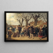 Passeggiata sulle mura di Copenaghen durante un giorno festivo di primavera - Andreas Herman Hunus — quadro incorniciato alla parete