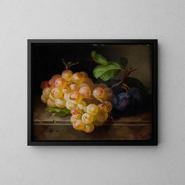 Stillleben mit Biene - Andreas Lach — gerahmtes Bild an der Wand