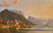 Vue du lac Traunsee avec Traunstein et la montagne Schlafende Griechin en arrière-plan - Andreas Passy — Ansicht des Kunstwerks