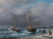 Scarico del pesce - Andreas Schelfhout — vista dell’opera