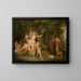 Diane und Actéon - Andries Cornelis Lens — gerahmtes Bild an der Wand
