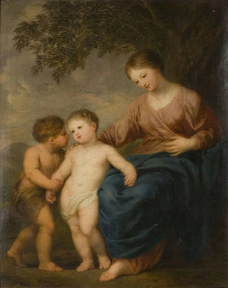 Andries Cornelis Lens - The Virgin the Christ Child and St John.webp