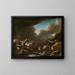 Tempesta in mare - Andries van Eertvelt — quadro incorniciato alla parete
