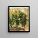 Motif de Paris Paysage avec un cheval - Andrus Johani — framed artwork on a wall