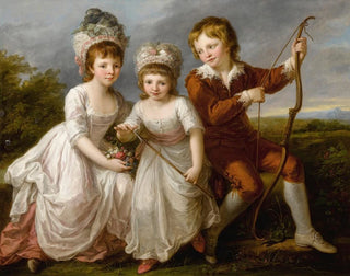 Angelica Kauffmann - Portrait Of Three Children.webp