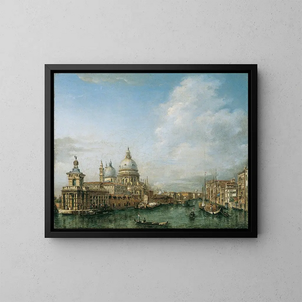 Großer Kanal in Venedig - Angiolo Barbini — gerahmtes Bild an der Wand