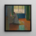 Anna Moll al segretario - Carl Moll — quadro incorniciato alla parete