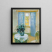 Innenaufnahme mit clematis - Anna Ancher — gerahmtes Bild an der Wand