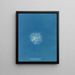 Callithamnion roseum - Anna Atkins — gerahmtes Bild an der Wand