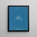 Eine wasserdichte Keramik - Anna Atkins — gerahmtes Bild an der Wand