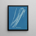 Chorda lomentaria - Anna Atkins — gerahmtes Bild an der Wand