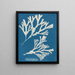 Tinten vesikulär - Anna Atkins — gerahmtes Bild an der Wand