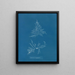 Laurencia dasyphylla - Anna Atkins — gerahmtes Bild an der Wand