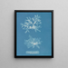 Nitophyllum punctatum - Anna Atkins — gerahmtes Bild an der Wand