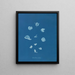 Ruisseaux brillants - Anna Atkins — gerahmtes Bild an der Wand
