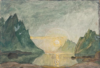 Anna Boberg - Midnight Sun Study from North Norway.webp