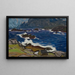 Studie während eines Sturms in den Lofoten - Anna Boberg — gerahmtes Bild an der Wand