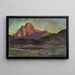 Vaagakallen, Studie der Lofoten - Anna Boberg — gerahmtes Bild an der Wand
