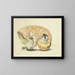 Illustrationen der britischen Mykologie Pl22 - Anna Maria Hussey — gerahmtes Bild an der Wand