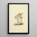 Illustrations de mycologie britannique Pl55 - Anna Maria Hussey — framed artwork on a wall