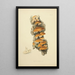 Illustrations de mycologie britannique Pl56 - Anna Maria Hussey — framed artwork on a wall