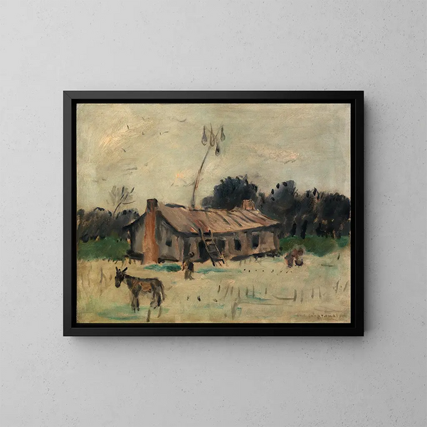 Capanna in Alabama - Anne Goldthwaite — quadro incorniciato alla parete