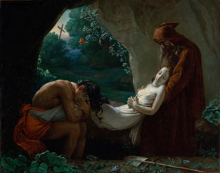 Anne Louis GirodetTrioson - Burial of Atala.webp