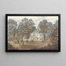 Vue de San Giorgio Maggiore et Santa Maria della Salute à Venise - Anne Rushout — framed artwork on a wall