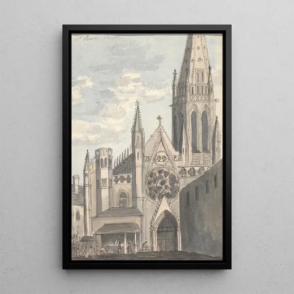 Reproduktion des Gemäldes Saint-Pierre Caen - Anne Rushout