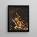 Pietà - Annibale Carracci — framed artwork on a wall