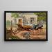 Ein eingespieltes Team in rasendem Tempo - Anonym — gerahmtes Bild an der Wand