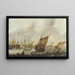 Eine leichte Brise - Anonym — gerahmtes Bild an der Wand