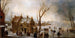 Winterlandschaft auf dem Eis - Anonym — Ansicht des Kunstwerks