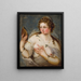 Allegorie der Aussicht - Anonym — gerahmtes Bild an der Wand