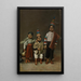 Kinder Aymara - Anonym — gerahmtes Bild an der Wand