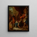 Der Christus vor Pilatus - Anonym — gerahmtes Bild an der Wand