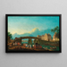 Il vecchio ponte di Augarten - Anonimo — quadro incorniciato alla parete