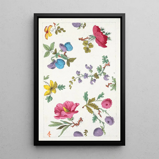 Anonymous - Floral design for printed textile Pl XIII.webp
