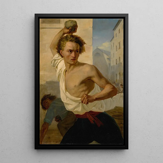 Anonymous - Giovan Battista Perasso Called Balilla Throwing A Stone.webp