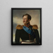 Portrait des Zaren Nikolaus I. - Anonym — gerahmtes Bild an der Wand