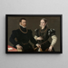Ritratto di una coppia - Anonimo — quadro incorniciato alla parete