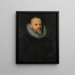 Ritratto di Jan I Moretus - Anonimo — quadro incorniciato alla parete