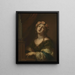 Sainte Cécile - Anonym — gerahmtes Bild an der Wand