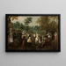 Predigt des heiligen Johannes - Anonym — gerahmtes Bild an der Wand