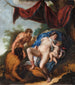 Venere addormentata con Cupido osservato da satiro - Anonimo — vista dell’opera