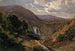 Valle montana del sud con cascata - Anonimo — vista dell’opera